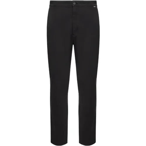 Moderne Twill Cropped Tapered Herrenhose - Calvin Klein - Modalova