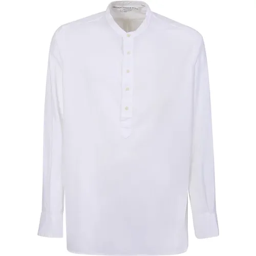 Korean collar shirt by , male, Sizes: M - Original Vintage - Modalova