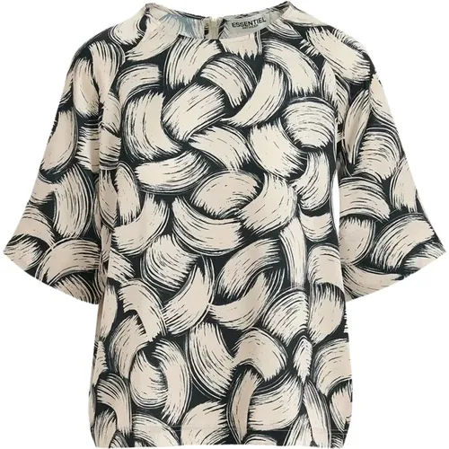 Fased Essential Bluse , Damen, Größe: L - Essentiel Antwerp - Modalova