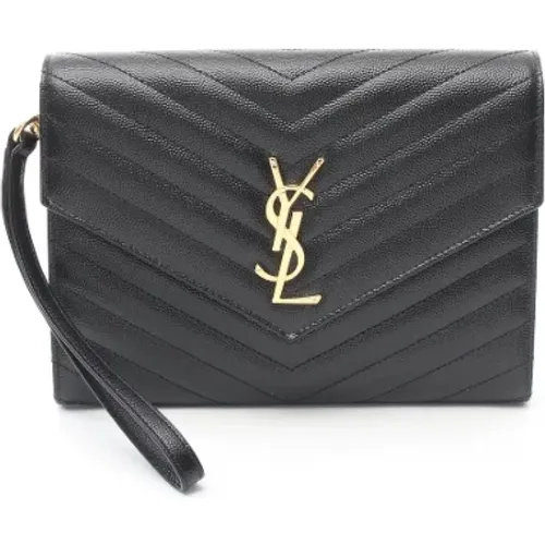 Pre-owned Leather handbags , female, Sizes: ONE SIZE - Yves Saint Laurent Vintage - Modalova