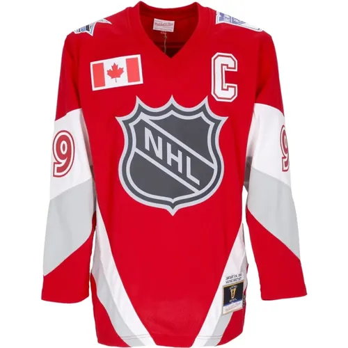 NHL All Star Hockey Jacket Gretzky , male, Sizes: M - Mitchell & Ness - Modalova