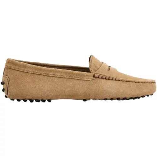 Timeless Moccasin with Studs , female, Sizes: 3 1/2 UK, 4 1/2 UK, 2 1/2 UK, 2 UK, 3 UK, 5 1/2 UK, 4 UK, 5 UK, 6 UK - TOD'S - Modalova