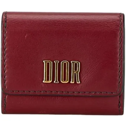 Pre-owned Leather wallets , female, Sizes: ONE SIZE - Dior Vintage - Modalova