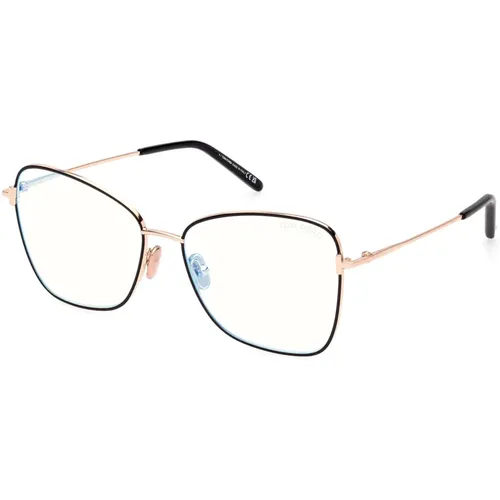Eyewear frames Ft5906-B Blue Block , unisex, Größe: 55 MM - Tom Ford - Modalova