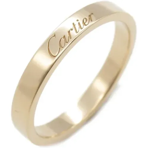 Pre-owned Rose Gold rings , female, Sizes: ONE SIZE - Cartier Vintage - Modalova