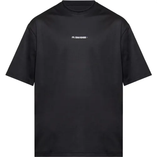 T-Shirt mit Logo , Herren, Größe: S - Jil Sander - Modalova