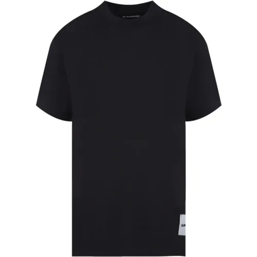 Schwarze T-Shirts und Polos aus Bio-Baumwolle - Jil Sander - Modalova