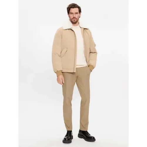 Polyester Parka Jacke , Herren, Größe: M - Hugo Boss - Modalova