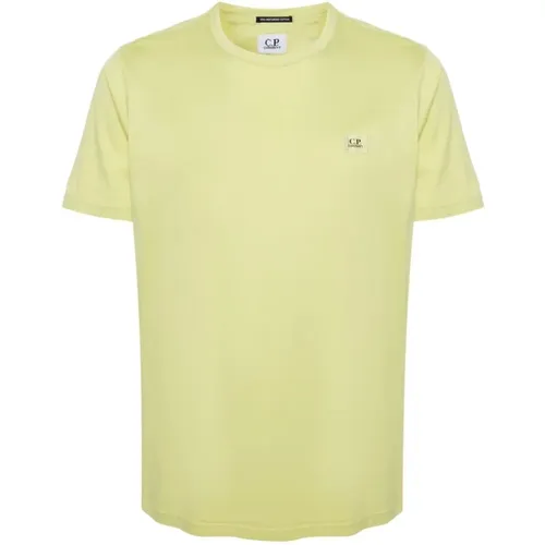 Mercerized` T-Shirt , male, Sizes: XL, S, L, M - C.P. Company - Modalova