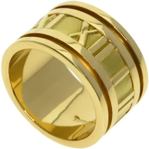 Pre-owned Gold rings , female, Sizes: ONE SIZE - Tiffany & Co. Pre-owned - Modalova