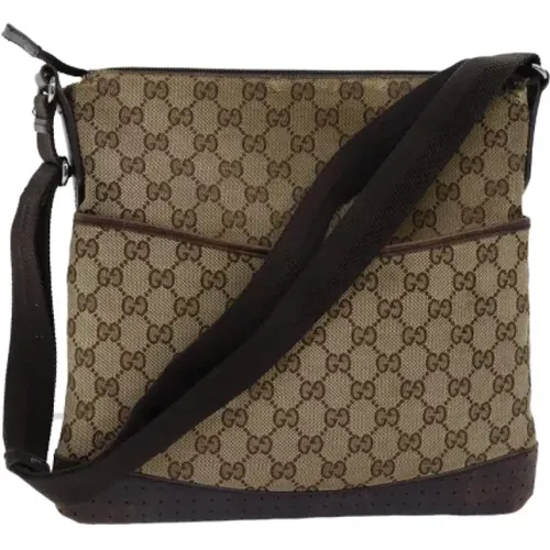 Pre-owned Canvas gucci-bags , female, Sizes: ONE SIZE - Gucci Vintage - Modalova