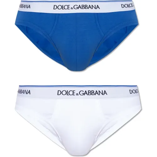Briefs 2er-Pack , Herren, Größe: S - Dolce & Gabbana - Modalova