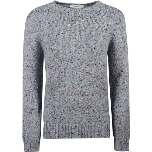 Sweaters Light Grey , female, Sizes: XL - Kangra - Modalova
