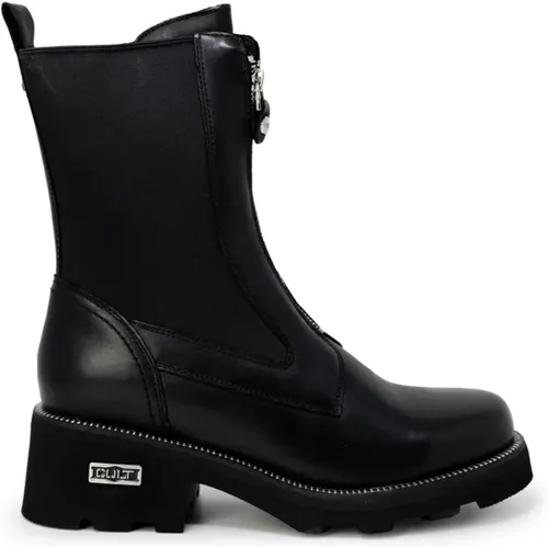 Grace Damen Leder Stiefeletten , Damen, Größe: 40 EU - Cult - Modalova