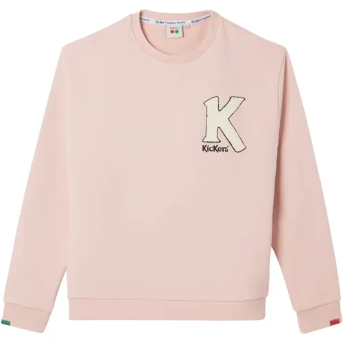 Big K Sweater Lifestyle Baumwolle Sweatshirt , Damen, Größe: L - Kickers - Modalova