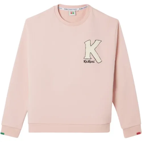 Big K Sweater Lifestyle Baumwolle Sweatshirt , Damen, Größe: S - Kickers - Modalova