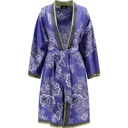 Iconic Silk Kimono , female, Sizes: M, S, L, XS - ETRO - Modalova