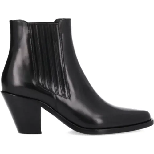 Leather Heeled Boots , female, Sizes: 7 UK, 3 UK, 4 UK, 5 UK, 4 1/2 UK, 5 1/2 UK - Free Lance - Modalova