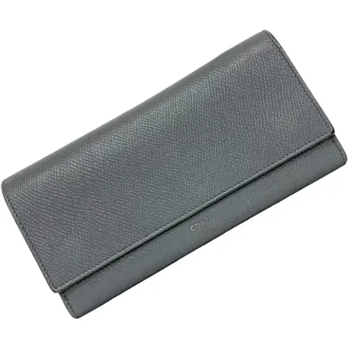 Pre-owned Leather wallets , female, Sizes: ONE SIZE - Celine Vintage - Modalova