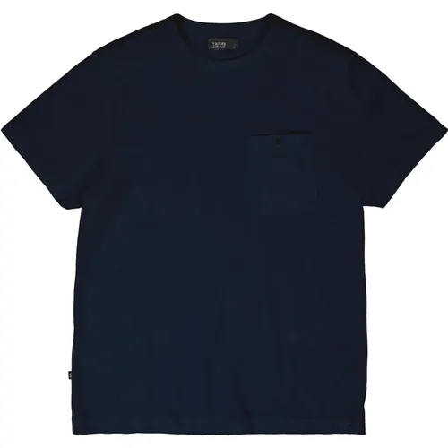 Butcher of , Arthur Pocket T-Shirt Navy , male, Sizes: 2XL, XL, L, M - Butcher of Blue - Modalova