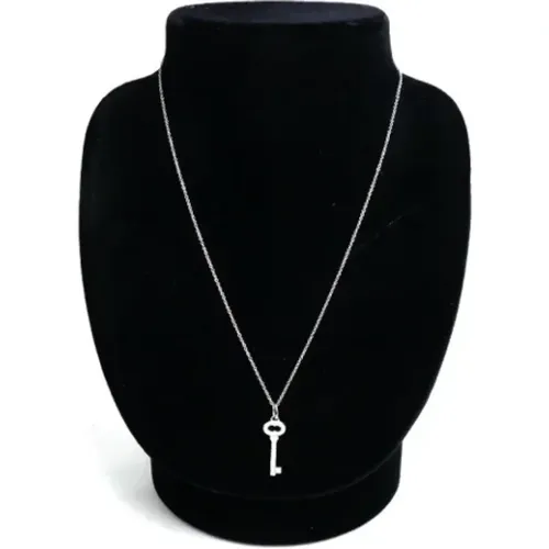 Pre-owned White Gold necklaces , female, Sizes: ONE SIZE - Tiffany & Co. Pre-owned - Modalova