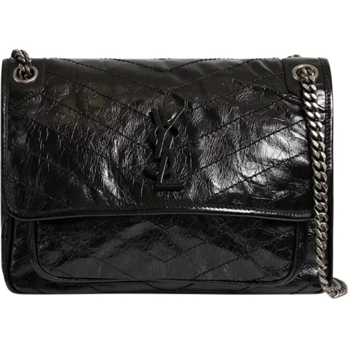 Niki Medium Chain Bag , female, Sizes: ONE SIZE - Saint Laurent - Modalova