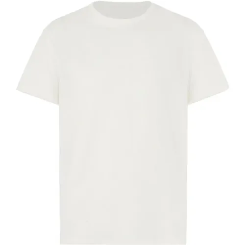 Logo Besticktes Jersey T-Shirt - Maison Margiela - Modalova