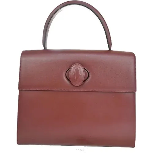 Pre-owned Leather handbags , female, Sizes: ONE SIZE - Cartier Vintage - Modalova