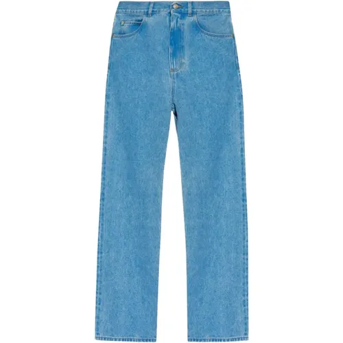 Blaue Jeans mit Logo-Applikation , Herren, Größe: W31 - Marni - Modalova