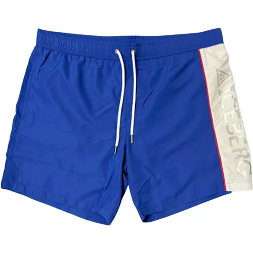 Dark Swim Shorts , male, Sizes: S - Iceberg - Modalova