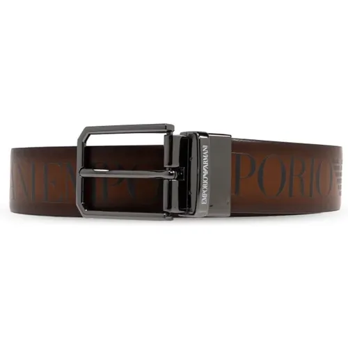 Reversible belt , male, Sizes: ONE SIZE - Emporio Armani - Modalova