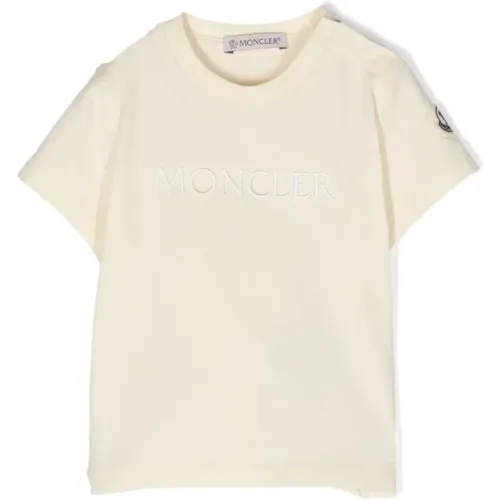 Kinder T-Shirt SS - Trendiger Stil - Moncler - Modalova