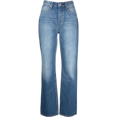 High-Rise Straight Jeans , female, Sizes: W27 - Rag & Bone - Modalova