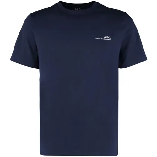 Classic Cotton Crew-Neck T-Shirt , male, Sizes: M, L, 2XL - A.p.c. - Modalova