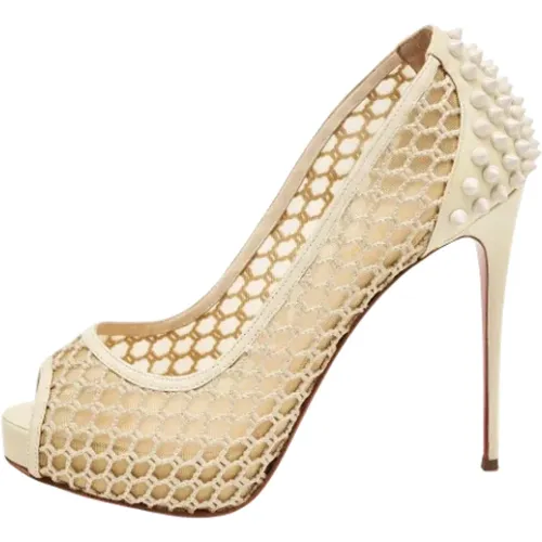 Pre-owned Mesh heels , female, Sizes: 5 UK - Christian Louboutin Pre-owned - Modalova