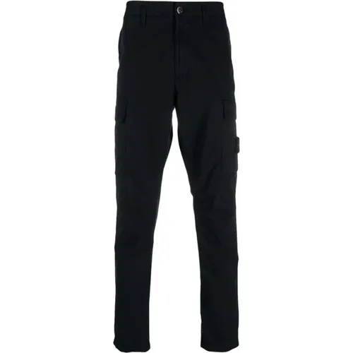 Slim-Fit Trousers for the Modern Man , male, Sizes: W31 - Stone Island - Modalova