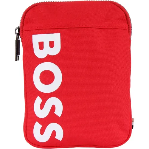 Crossbody Phone Pouch , male, Sizes: ONE SIZE - Boss - Modalova