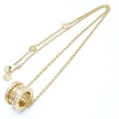 Pre-owned Gold necklaces , female, Sizes: ONE SIZE - Bvlgari Vintage - Modalova