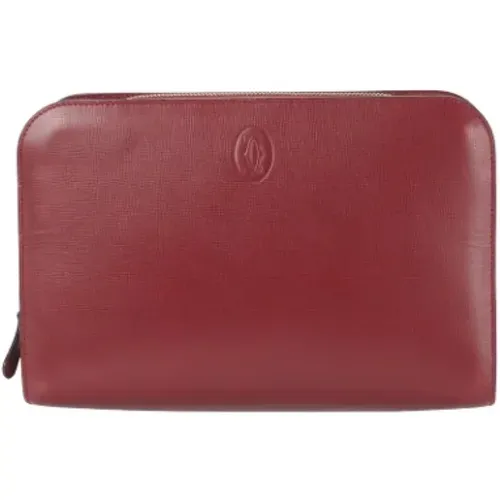 Pre-owned Leather pouches , unisex, Sizes: ONE SIZE - Cartier Vintage - Modalova