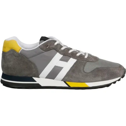 H383 H Tape Sneakers , male, Sizes: 7 UK - Hogan - Modalova
