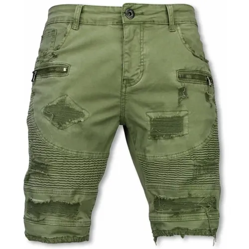 Shorts stretch men - Men clothing shorts - J-9005Gr , male, Sizes: W31 - Enos - Modalova