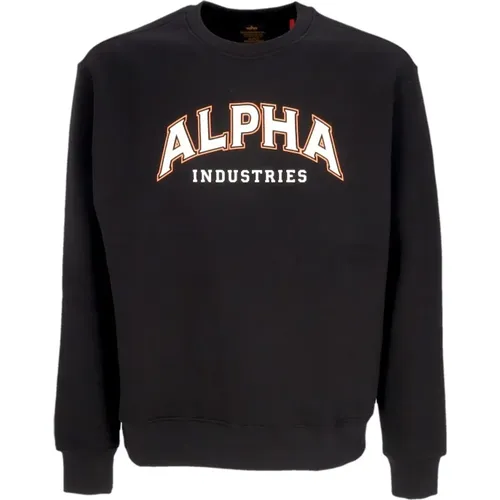 College Crewneck Sweatshirt , Herren, Größe: XL - alpha industries - Modalova