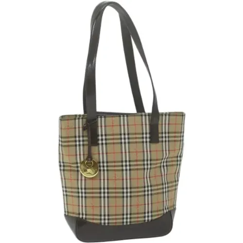 Pre-owned Canvas totes , female, Sizes: ONE SIZE - Burberry Vintage - Modalova