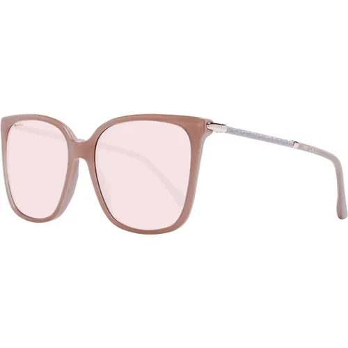 Rosa Quadratische Sonnenbrille UV Schutz - Jimmy Choo - Modalova