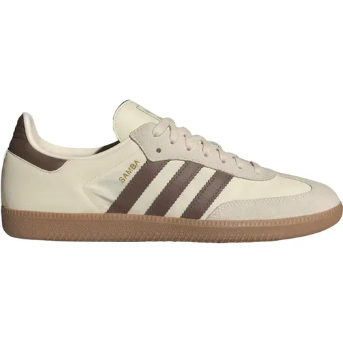 Vintage Samba OG Cream Schuhe , Herren, Größe: 48 2/3 EU - Adidas - Modalova