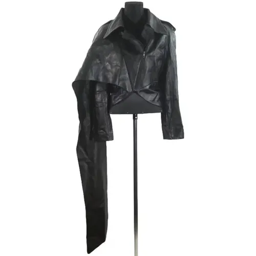 Pre-owned Leather outerwear , female, Sizes: M - Mugler Pre-owned - Modalova