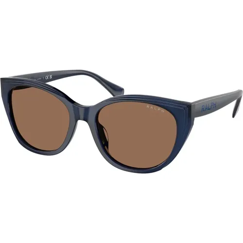 Stylische Sonnenbrille mit Farbcode , Damen, Größe: 56 MM - Polo Ralph Lauren - Modalova