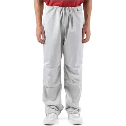 Sporty Twill Satin Pants , male, Sizes: L, S, M, XL - Calvin Klein Jeans - Modalova