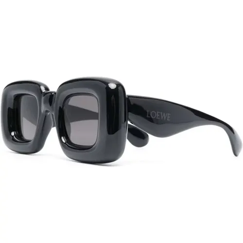 Lw40098I 01A Sunglasses , female, Sizes: 41 MM - Loewe - Modalova