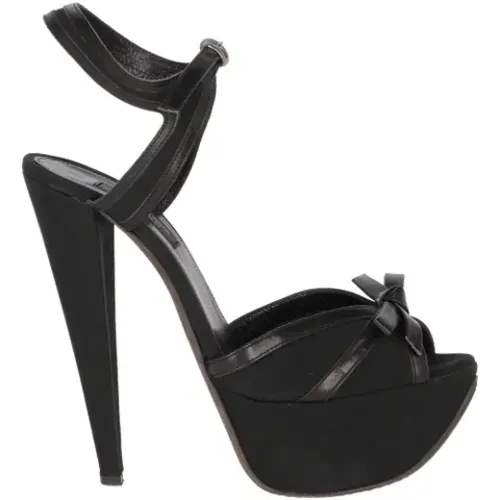 Pre-owned Leather heels , female, Sizes: 5 1/2 UK - Giambattista Valli Pre-owned - Modalova